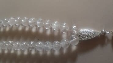 kehraba tesbeh: Büllur durr Nəcəf daşı billur orginal natural təbii təsbeh təsbeh – — 4