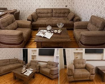 viona mebel sumqayit: Divan 2 kreslo + açilan jurnalni . Damla firmasi fabrik malidir. Her — 1