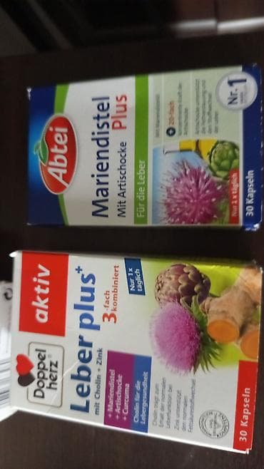 Şəxsi əşyalar: Məhsul: Doppelherz aktiv Leber Plus+ – qaraciyər üçün kompleks qida — 1