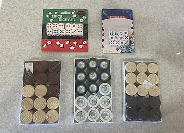 Giryalar: Nərd və zər dəsti paketi Məhsul tərkibi: - 2 müxtəlif brendli zər — 1