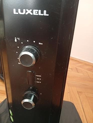 Luxell şaquli elektrik qızdırıcısı - Güc səviyyələri: 900 W və 1800 W