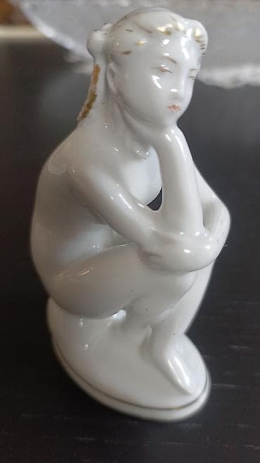 suvenir gəmi: Fiqur, Keramika, rəng - Ağ — 4