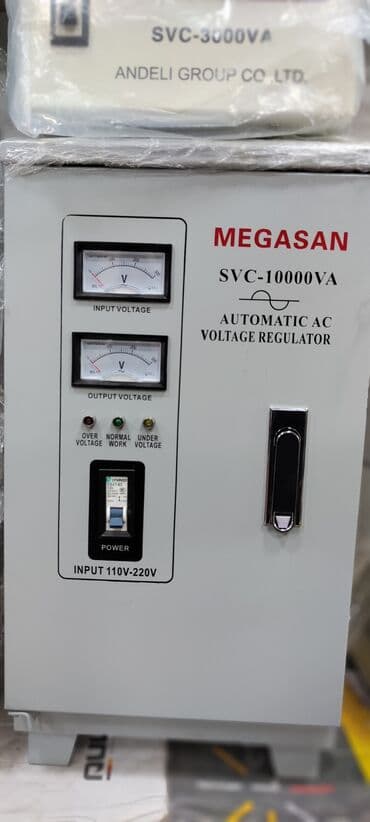 stabilizator qiymeti: Новый, Домашний, Трехфазный, Стабилизатор, 220/380 В, Доставка в районы, Бесплатная доставка, Есть кредит — 5