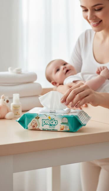 mekteb çantaları: Predo Baby nəm uşaq salfetləri – Sensitive Care seriyası qiymeti — 1