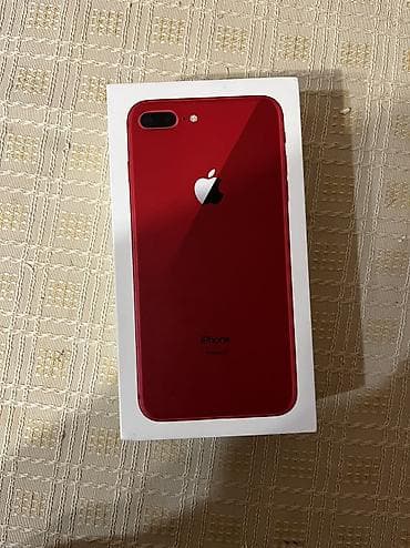 IPhone 8 Plus, 64 GB, Qırmızı, Barmaq izi