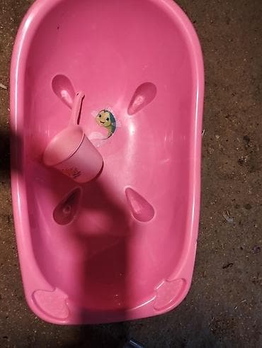 usag vannasi: Uşaq vannası və su qabı dəsti - Material: möhkəm plastik - Rəng — 1