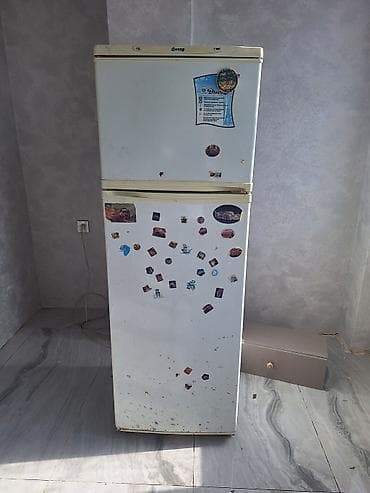 İşlənmiş 2 qapılı Dnepr Soyuducu Satılır, rəng - Ağ