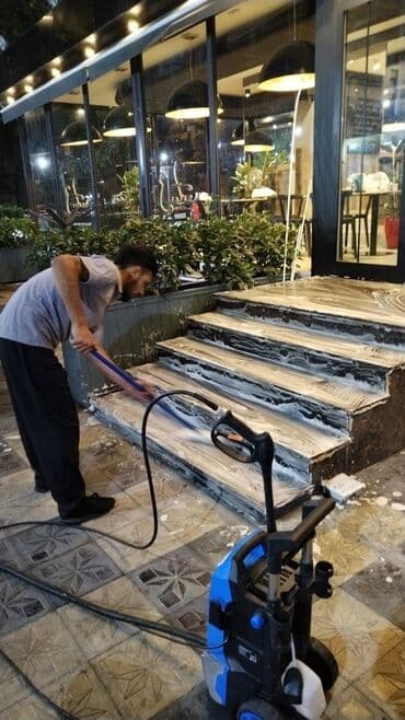 ev təmizləmə: Təmizlik | Mənzillər, Girişlər, Həyətlər | Gündəlik təmizlik, Təmirdən sonra təmizlik, Pəncərələrin, fasadların yuyulması — 5