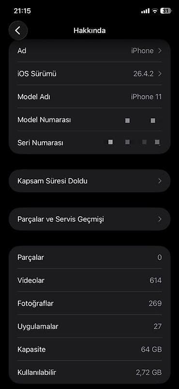 IPhone 11, 64 GB, Yaşıl