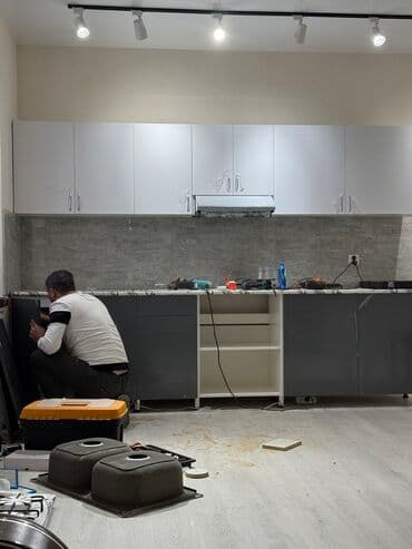 taxt ortukleri: Sifarişlə mətbəx dəsti, Özü çəkən petlələr, MDF, Kredit var, Pulsuz çatdırılma — 5