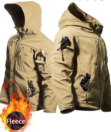 Baş geyimləri: Taktiki “Sharkskin” kişi jaketi – açıq hava və gündəlik istifadə üçün — 4