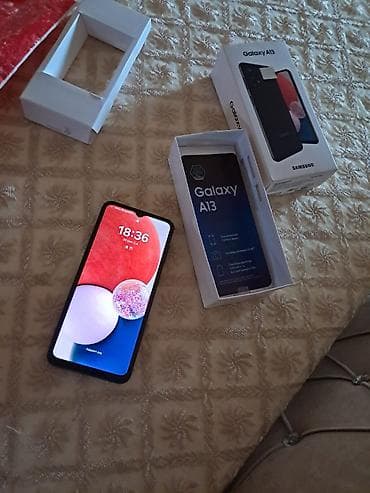 Samsung Galaxy A13, 128 GB, rəng - Qara, Sensor, Barmaq izi, İki sim kartlı