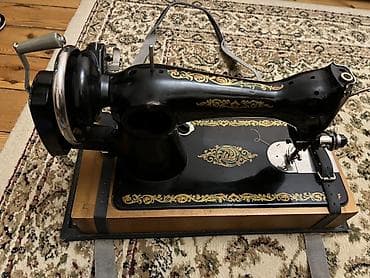ev temizdiyi: Mexaniki tikiş maşını – əl çarxı ilə - Klassik, dözümlü metal — 4