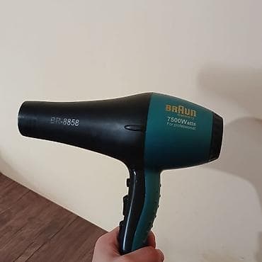 099 olan nomreler: Məhsul: Braun BR-8858 peşəkar fen - Güc: 7500 W (korpus üzərində qeyd — 3