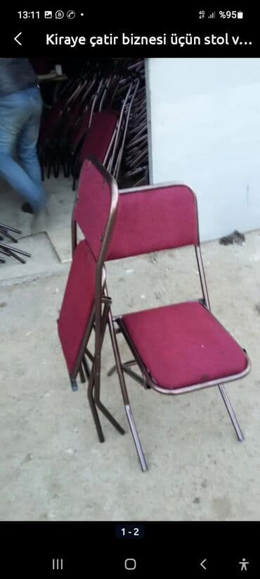 deri parça: Açilib bağlanan stul stol stul Stol Açilib bağlanan stullar Oturacaq — 11