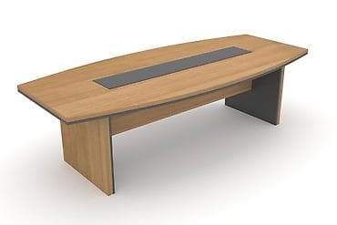 konfrans masası: Oval masa, Siyirməsiz, Teksturalı laminat — 1