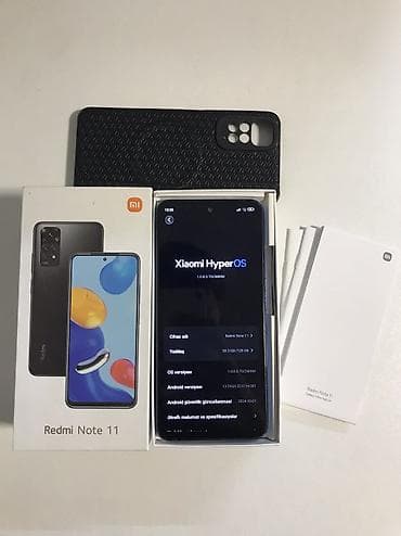 iphon 12: Redmi Note 11, 128 GB, rəng - Göy, Düyməli, Barmaq izi, İki sim kartlı — 3