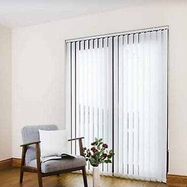 Şəkillər, tablolar: Şaquli jalüz pərdələr - Dizayn: Şaquli lamellərdən ibarət, tavan və — 2