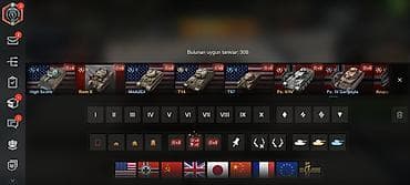 World of Tanks Blitz oyun hesabı üçün böyük kolleksiya: 300 uyğun tank — 10