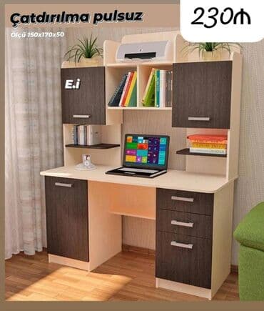 Yazı masası 240Azn💥 ✔️Rəng seçimi var ✔️ Çatdırılma və Quraşdırılma