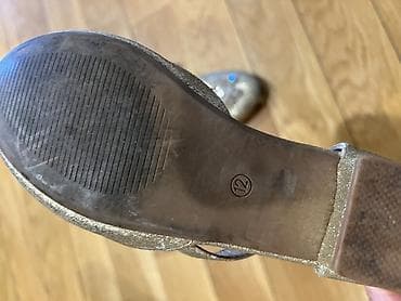 балетка новый: Qız uşaqları üçün zərli baletkalar - Rəng: qızılı, parıltılı üst — 3