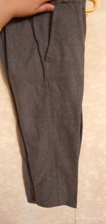 məktəb şalvarı: Məktəbli forması, Oğlan üçün, 6 - 7 yaş, İşlənmiş — 4