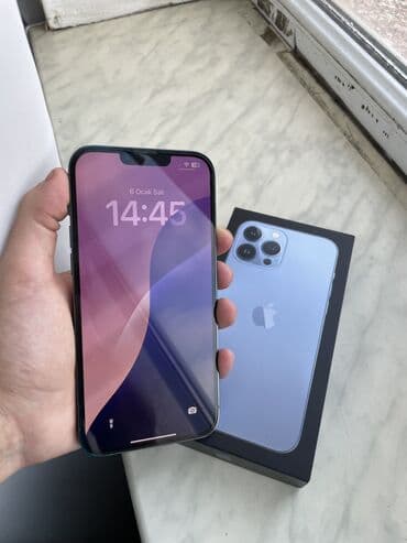 Samsung: IPhone 13 Pro Max, 128 GB, Sierra Blue, Zəmanət, Simsiz şarj, Face ID — 2
