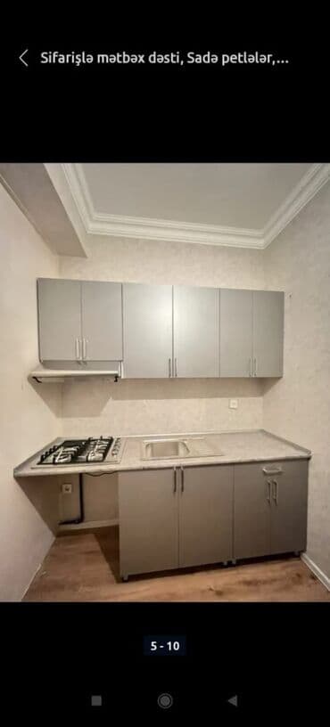 hazir metbex mebelleri: Sifarişlə hazırlanmış müxtəlif ölçülü mətbəx mebelləri. Rəng və dizayn — 10