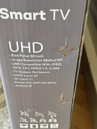 nikai televizor qiymetleri: Yeni Televizor Lotus 55" 4K (3840x2160), Ünvandan götürmə — 2