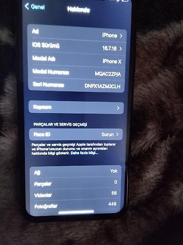iphone x irşad telecom: IPhone X, 64 GB, Qara, Face ID — 3