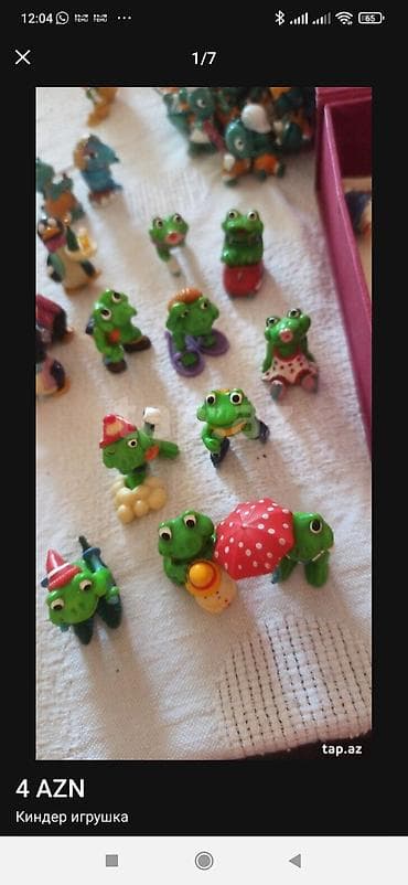 tar satılır: Məhsul: Kinder sürpriz fiqurlarının kolleksiyası Təsvir: - Müxtəlif — 5