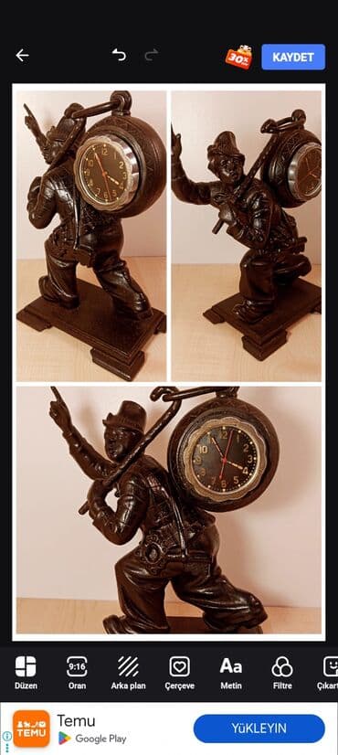 Masaüstü saatlar, Elektron, Saniyə əqrəbi