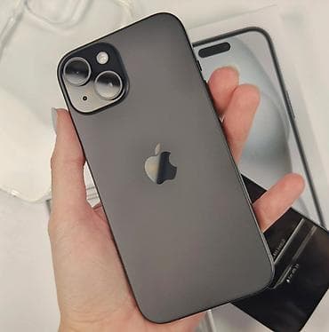 iphon 6s: IPhone 15, 128 GB, Qara, Barmaq izi, Simsiz şarj, Face ID — 1