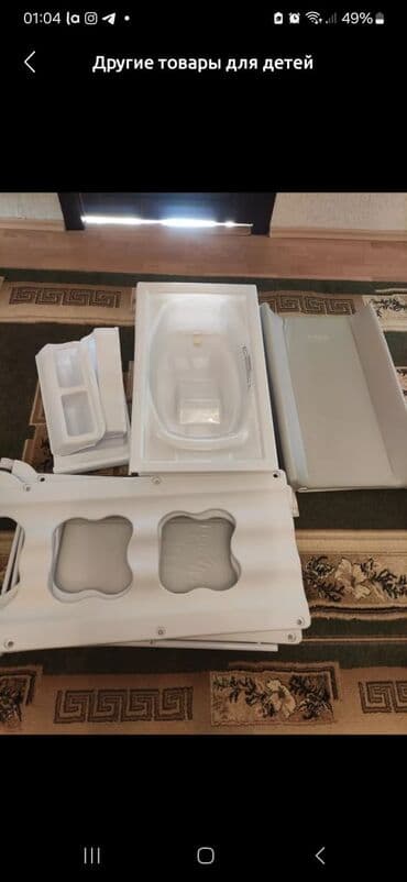 аксессуары для кукол baby born (беби борн): Uşaq üçün komplekt aksesuarlar 1) Yüksək yemək stulu - Təkərləri və — 2