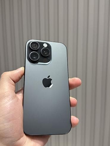 IPhone 16 Pro, 256 GB, Black Titanium, Zəmanət, Simsiz şarj, Face ID