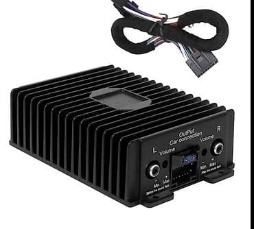 Avtomobil üçün 4-kanallı audio gücləndirici - Korpus: alüminium