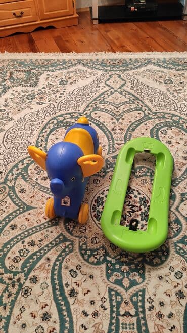usaq yellencekleri sederek: Качалка детская слоник для малыша до 3 - ёх лет, разъёмная на калёсаж — 2