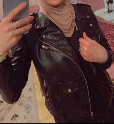 dəri jaket: Dəri kurtka, Zara, M — 2