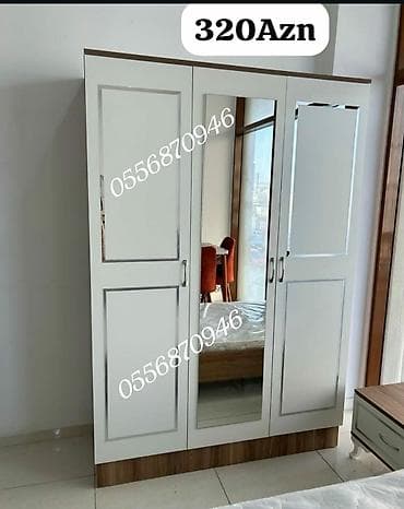 Dolap sfoner Geyim şkafları – müxtəlif modellər • Model 1: 3 qapılı