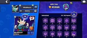 bal: Brawl Stars hesabı – yüksək inkişaf etmiş profil - Kupa yolu: 45.464 — 4
