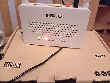 HSGQ XPON Wi‑Fi router/ONT - XPON (GPON/EPON) uyğunluq – fiber optik