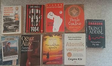 Satılır: müxtəlif janrlarda 10 kitabdan ibarət dəst hər biri 5 azn -