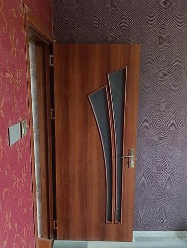 seyf qaplar: MDF/qapı dəsti – otaq/interyer üçün - Material: ağac teksturalı MDF — 3