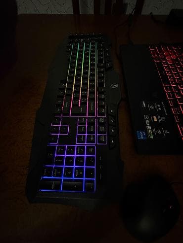 processor core i7: RGB işıqlı oyun klaviaturası - Tam ölçülü layout: ayrı rəqəmsal blok — 2