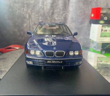 metbex tavan modelleri: Коллекционная модель BMW 530d E39 Touring blue 1997 KK-Scale Scale — 11