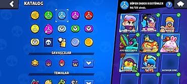Brawl Stars oyunu üçün yüksək səviyyəli hesab Xüsusiyyətlər: - Ümumi — 2