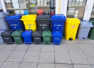 баки для мусора пластиковые: Zibil vedre goodbin tekerli qapaqli zibil qabi goodbin tekerli qapaqli — 18