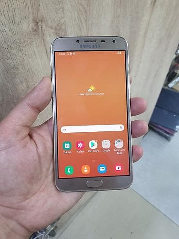 data modem sim card: Samsung Galaxy J4 2018, 32 GB, rəng - Qızılı, İki sim kartlı — 2