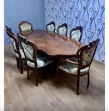 balkon ucun stol stullar: ((1646))*Asya* Masa desti. Malaziya istesali. 8 eded stul. Iki ededi — 1