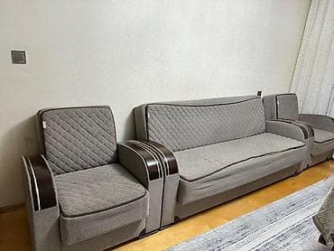 İşlənmiş, Divan, 2 kreslo, Bazalı, Açılan